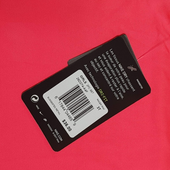 New Nike Girls Skort/Skirt Set - 3T 4T NWT - Picture 6 of 7